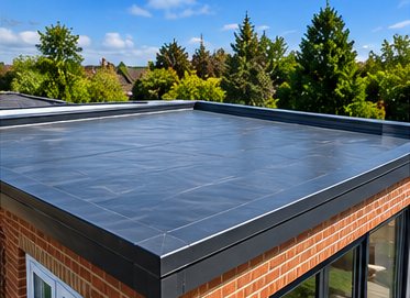 New Flat Roof Installation